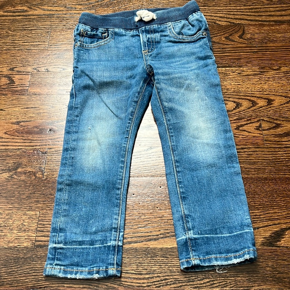 Baby Gap 3T elastic waist skinny jeans